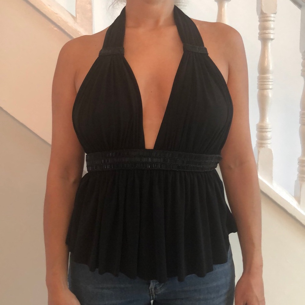 Ya-Ya open back halter top